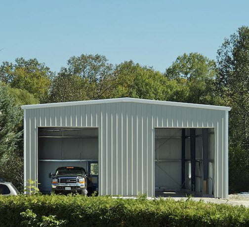 pre engineered steel garage building