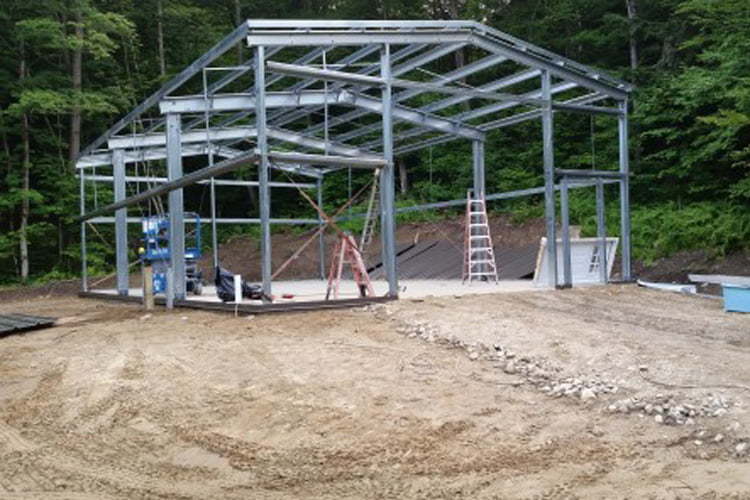 c-channel metal building system