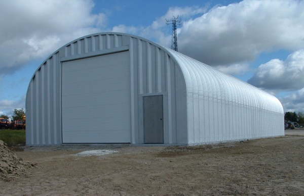 Custom engineered steel Quonset hut