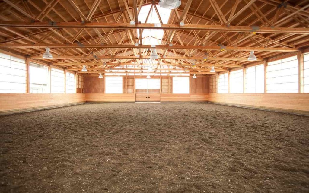 wooden farm buildings